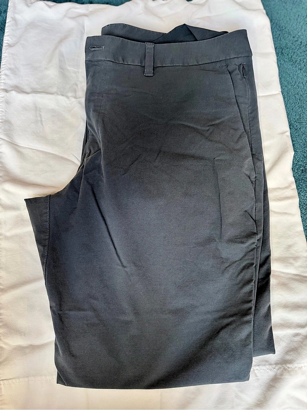 lululemon ABC Pant Slim Warpstreme Trousers Gray
